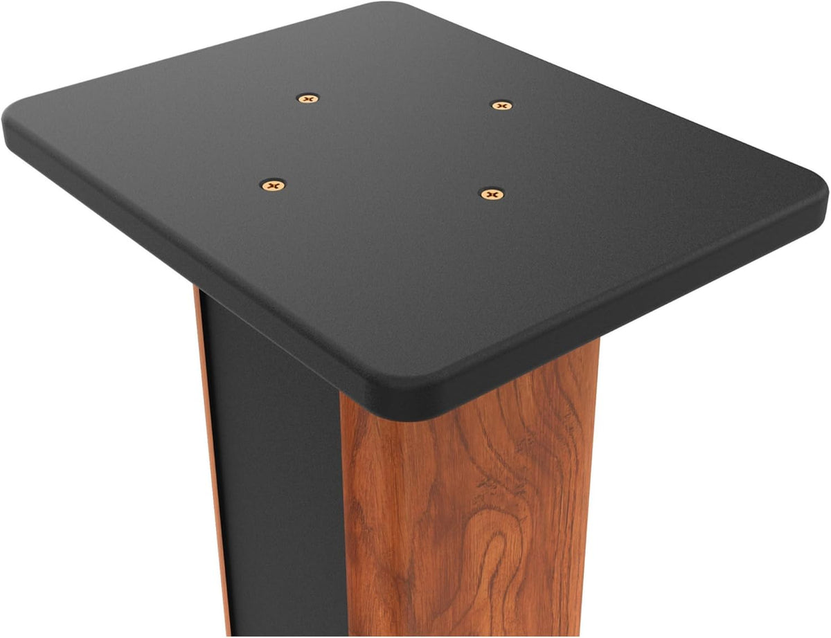 Wiibo Tempo 60 - paar luidsprekerhouders - 60 cm hoogte - solide antivibratiebasis - universele compatibiliteit met stereo hifi-luidsprekers en thuisbioscoop - antislip voetjes