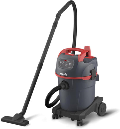 Starmix UClean 1432 HK, universele stofzuiger voor nat en droog zuigen, zeer veelzijdige nat- en droogzuiger voor flexibele toepassingen (1400 W, 32 L)
