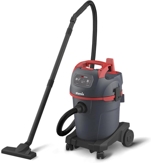 Starmix UClean 1432 HK, universele stofzuiger voor nat en droog zuigen, zeer veelzijdige nat- en droogzuiger voor flexibele toepassingen (1400 W, 32 L)
