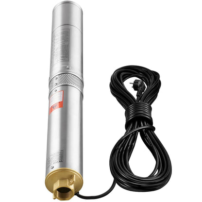 Diepbrondompelpomp – Dompelpomp – Bronpomp – Waterpomp – Putpomp – 750 W Motor – Roestvrijstalen Behuizing