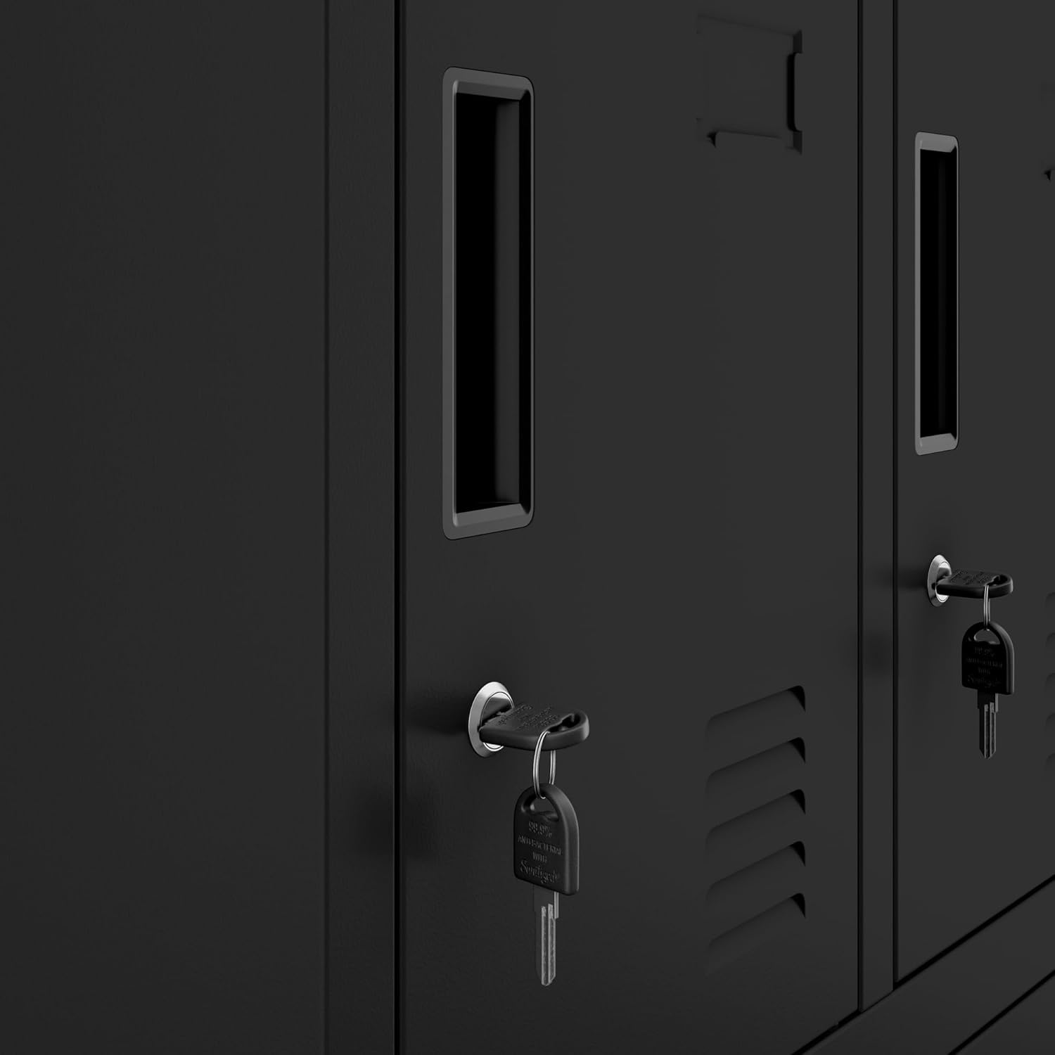 Jan Nowak metalen school locker met 8 afzonderlijke vakken afsluitbare spindkast voor school en kleedruimte met ventilatie etikethouders en sloten compacte lockerkast 172 x 56 x 45 cm - QUORE