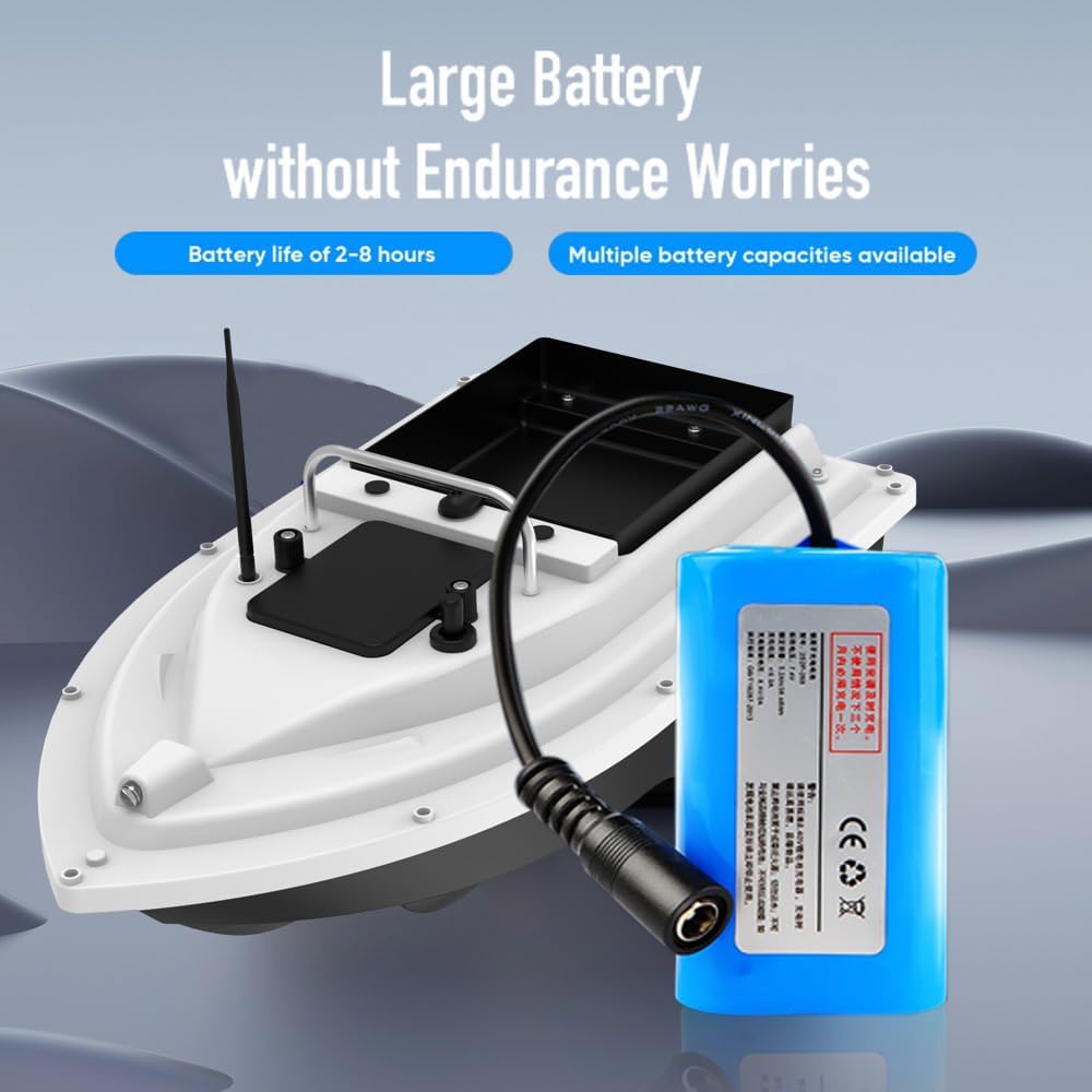 Kavolet GPS Aas Boot 500M RC Voederboot Vissen Lokken Leverboot Draadloze Afstandsbediening 12000mAh Batterij met Grote Capaciteit