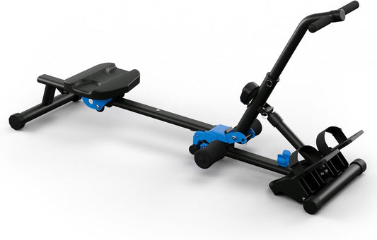 Capital Sports Home Rowing Machine, Foldable Magnetic Resistance Sports Rowing Machine, Folding Rowing Machine for Strength Training with LCD Display, 8-Stage Magnetic Rowing Machine for Home - QUORE