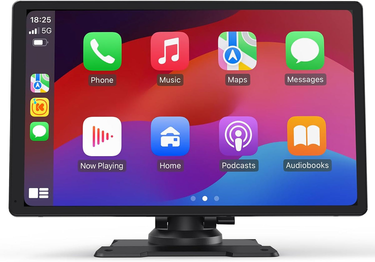 9,26 inch CarPlay Display met IPS touchscreen, draadloze Apple CarPlay & Android Auto, Bluetooth 5.0, Mirror Link, FM/AUX, eenvoudige plug & play-installatie voor oudere voertuigen