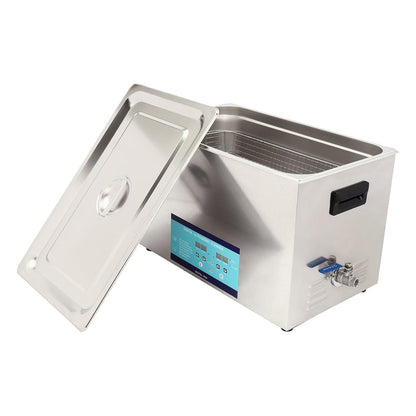 Ultrasone Reiniger – Professionele Reiniger – Ultrasoon Apparaat – 40 kHz Ultrasone Reiniger – Ontgassingsfunctie – 600 W Vermogen – 30 Liter Tankcapaciteit