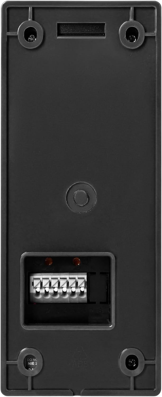 4-Draads Video-Intercomsysteem met 7" Full HD Touchscreen - Deurbel met Camera Video Deurbel - Zwart en Zilver