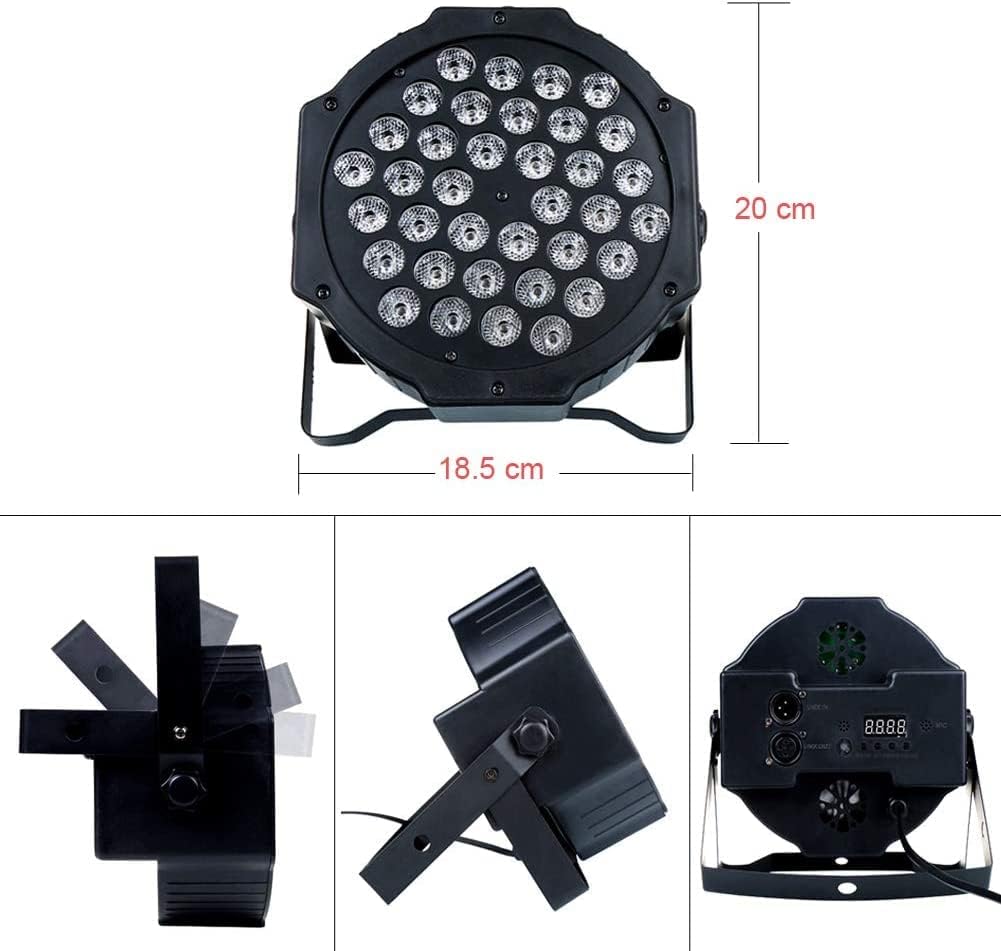 LED Parlicht – Podiumverlichting – DJ Licht – Disco Lamp – Stage Light – 72W RGB LED – 7 Lichtmodi Met Afstandsbediening
