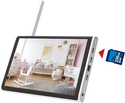Megasat Bewakingssysteem HS 260 – bewakingscamera & -monitor (opname op SD-kaart of harde schijf, draadloos bereik tot 300 m, monitor van 10,1 inch)
