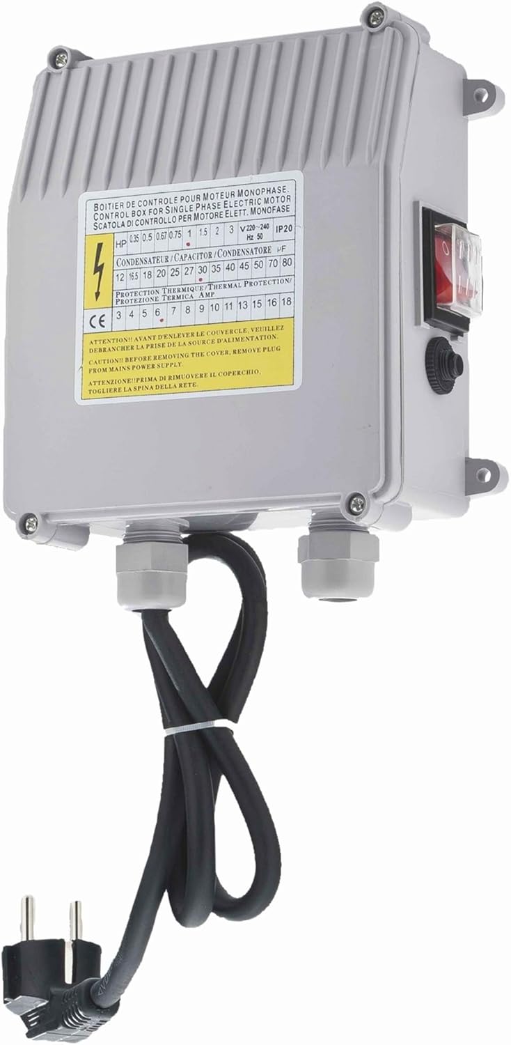 RIBILAND 07366 Deep Well Pump 750 W Zilver