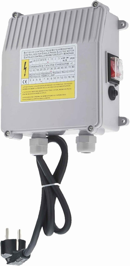 RIBILAND 07366 Deep Well Pump 750 W Zilver