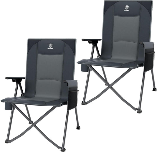 Campingstoel – Opvouwbare Stoel – Klapstoel – Vouwstoel – Tuinstoel – Verstelbare Rugleuning 4 Standen – Belastbaar tot 160 kg