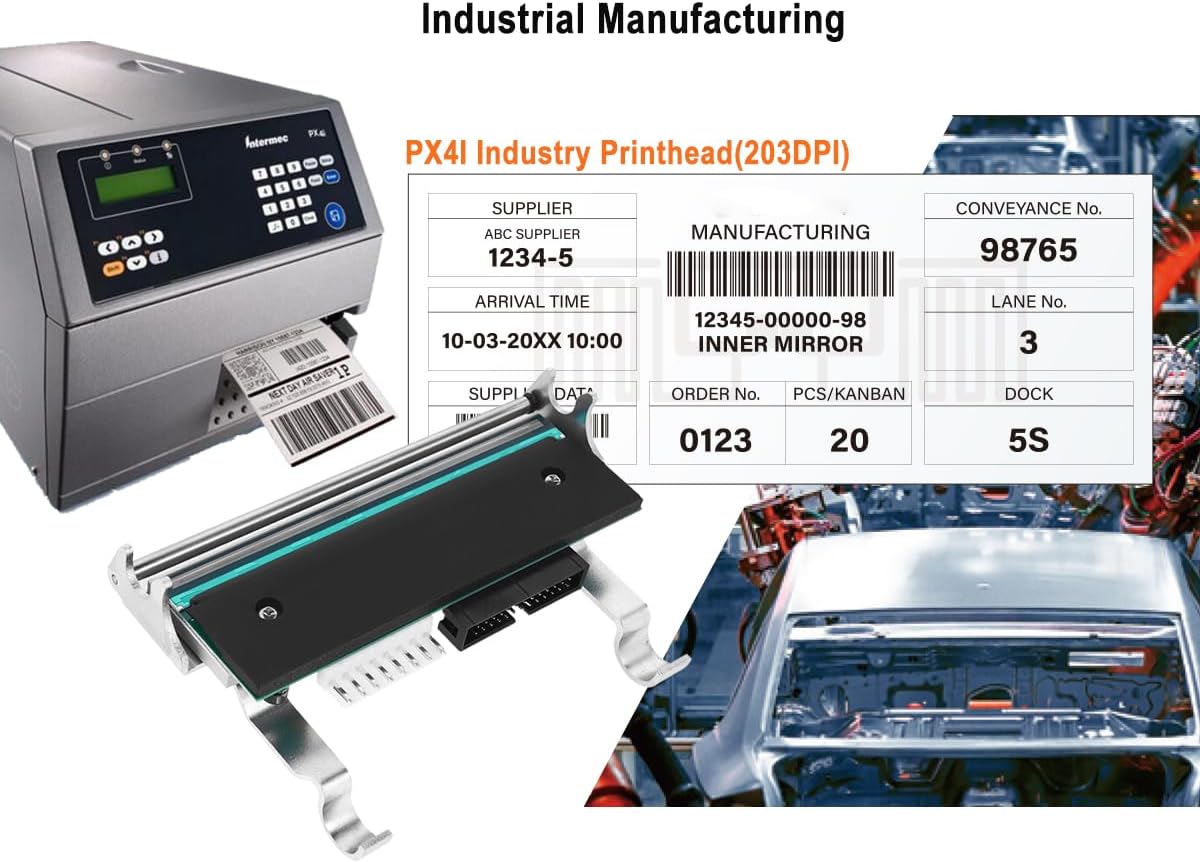 Nieuwe Thermische Printkop voor Intermec PX4i PX4E Barcode Printer Label Industriële Printkop (PX4i-203DPI)