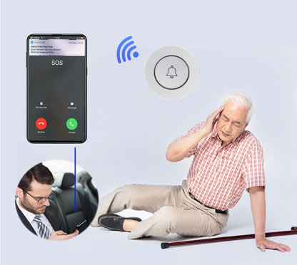 TECPEAK alarminstallatie, compleet systeem voor woning met alarmsirene, huisbeveiligheidsset incl. Raamalarm, deuralarm, bewegingsmelder, afstandsbediening, dag, SOS-huisnoodsituatie voor senioren