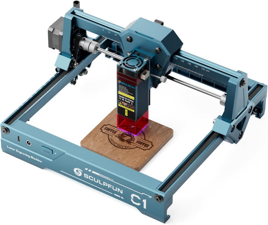 Mini-lasergraveermachine – Lasergraveerder – Graveerlaser – Lasergraveermachine – Graveermachine – 3 W Vermogen – Ultrafijne 0,04 mm Laserpunt