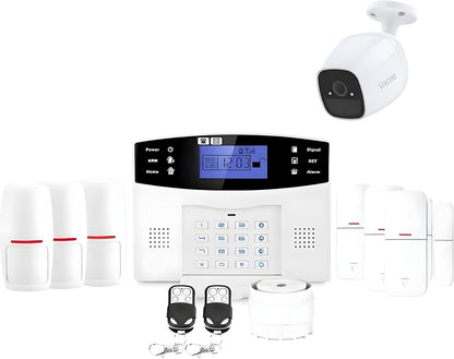 LIFEBOX - LBXEvolutionx3KC1 - Draadloos alarm voor woning met twijfelhendels Lifebox Evolution Kit verbonden 3 - wit