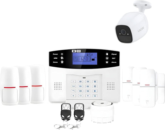 LIFEBOX - LBXEvolutionx3KC1 - Draadloos alarm voor woning met twijfelhendels Lifebox Evolution Kit verbonden 3 - wit
