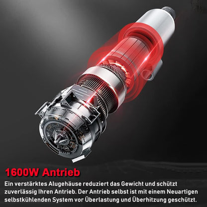 XIIW Betonfreesmachine voor Harde Oppervlakken, 1600 W 4000 rpm Rolfrees Renovatiefrees Betonfrees voor Tegel/Keramiek, Cement, Klei Zand, Kalksteen, Glas