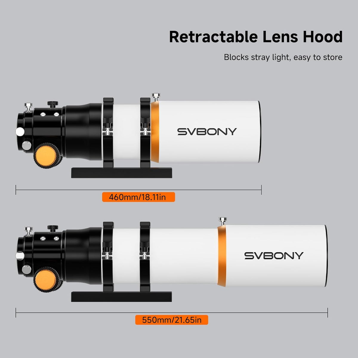 Telescoop – Sterrenkijker – Astronomische Kijker – Refractor – Verrekijker – 70mm ED Lens – Veldcorrector Voor Haarscherpe Astrofotografie