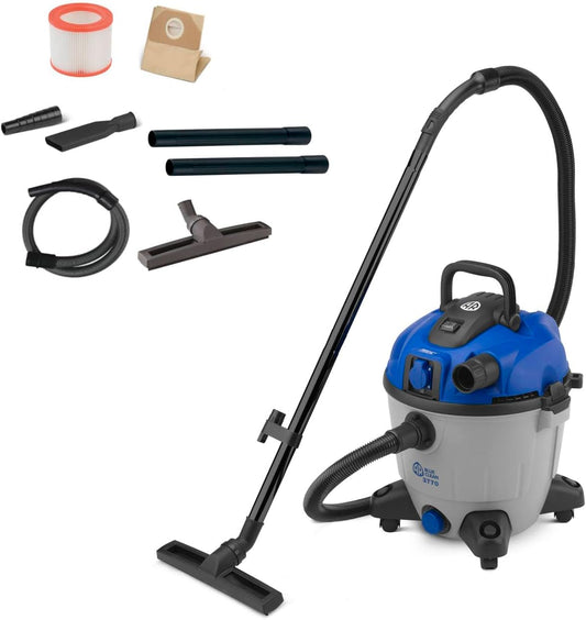 AR Blue Clean 3770 Nat- en droogzuiger met stopcontact voor elektrisch gereedschap (1600 W, 35 liter)
