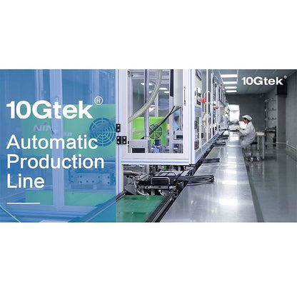 10Gtek [10 Pack] 10G SFP+ DAC Cable 0.5-Meter(1.6ft) - 10GBASE-CU Passive Direct Attach Copper Twinax SFP Cable for Cisco SFP-H10GB-CU0.5M, Netgear, D-Link, Mikrotik, ZTE and More