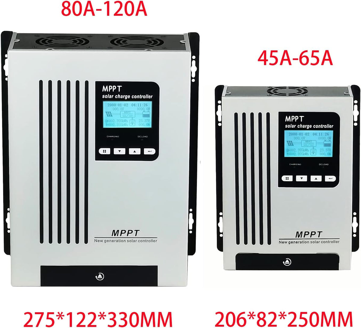 96V 65A MPPT zonnelader 48V 60V 72V Auto Wake Up Dead Battery DC180V PV-ingang 6600W voor off-gird zonnestelsel Verzegelde gel AGM overstroomde lithiumbatterij