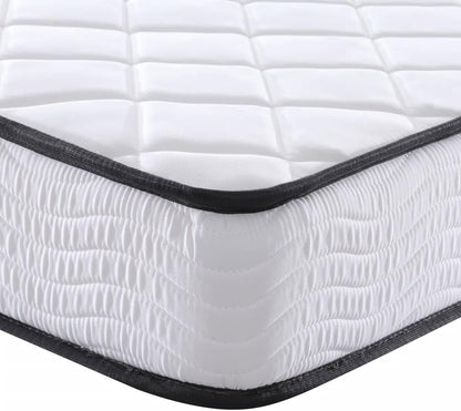 Schuimmatras middelzacht 140x200 cm – Tweepersoonsmatras – Tweepersoons Matras – Matras Schuimrubber – Foam Matras – Matras Schuim – Geluiddempend – Ademend Peached Geweven Hoes