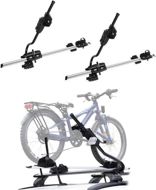 Fietsendrager – Dakkofferdrager – Dakfietsdrager – Fietsdrager Dak – Fietsrek Auto – Geschikt Tot 25 Kg – TÜV Gecertificeerd Staal