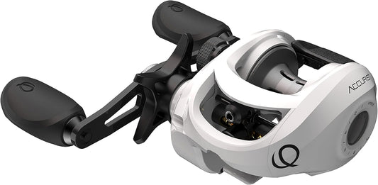 Quantum ACCURIST 100SZ RH BAITCAST Reel, wit, one size (AT100SPTA.BX2)