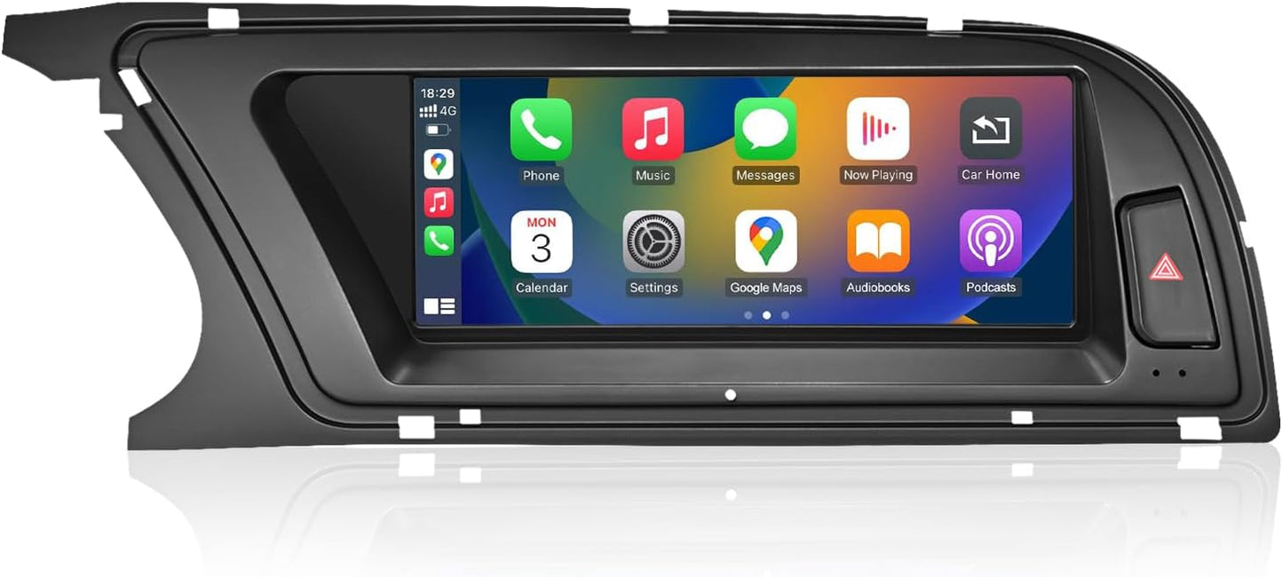 Autoradio – Autoscherm – Multimedia Systeem – Car Play – Touchscreen – 8,9 Inch HD – Draadloos CarPlay & Android Auto