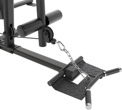 VirtuFit KH200 Homegym Power Station, Multifunctional Fitness Strength Device with 80 kg Weight Stack, Pulley System, Full Body Training for Home - QUORE