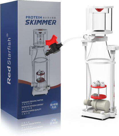 MagTool Aquarium in-Sump DC Protein Skimmer, met regelbare DC Pinwheel pomp voor maximaal 30-120 Gal Reef Tank (N100 Plus)