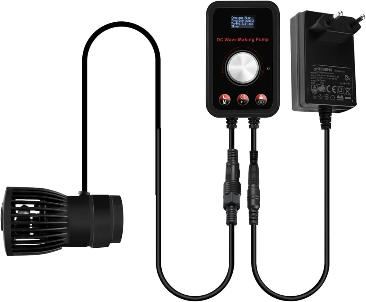 CONQUERALL 430-2160GPH 15W Golfmaker voor Aquarium 24V GELIJKSTROOM Vis Tank Golfmaker Sinusgolftechnologie Grote Debiet en Ultrastil Kostuum voor Zoetwater en Zoutwater