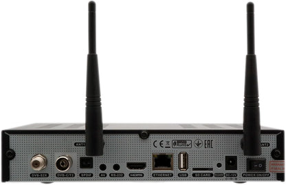 OCTAGON Combi-ontvanger SF8008 4K UHD HDR 1x DVB-S2X en 1x DVB-C/DVB-T2 - satelliet, aardse kabel/signaal, E2 Linux Smart TV, mediaserver, opnamefunctie, EasyMouse HDMI, Dual