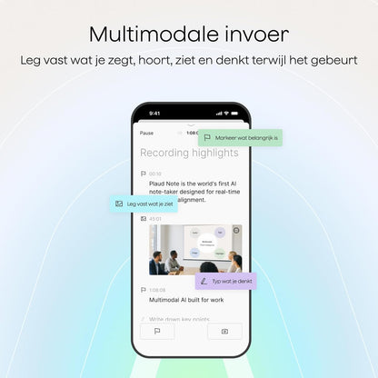 Digitale AI-spraakrecorder – Spraakrecorder – Dictafoon – Audio Recorder – Voice Recorder – Zwart met Zwarte Hoes – Transcriptie in 112 Talen – Samenvattingen met Sprekerherkenning