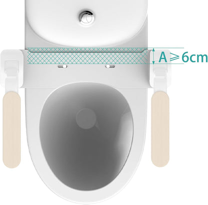 Opvouwbaar Toiletheup Veiligheidsframe，Verstelbaar Stabloos Stuur voor Senioren - Makkelijk te Monteren & Vaste Constructie (Hout)