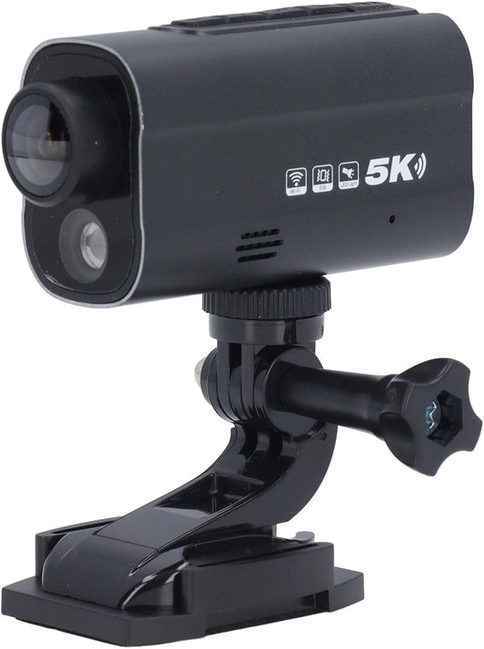 5K-actiecamera, Motorhelmcamera met EIS Anti Shake, 2.4G Wifi-sportcamera, Ultra HD-video, 50 MP Foto, Nachtzicht, LED-licht, 170 ° Groothoeklens