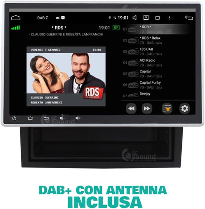 Autoradio Fiat Ducato 250 – Navigatiesysteem – Multimedia-installatie – Inbouwradio – Auto-Entertainment – 10 Inch Touchscreen – 8-Core Android Processor