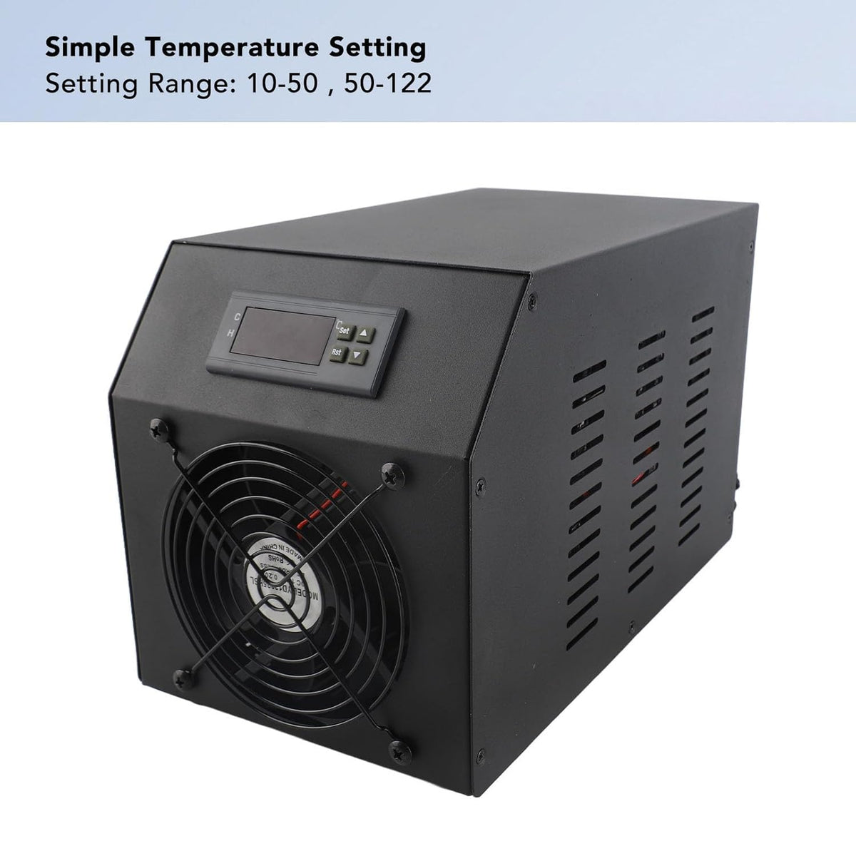 Watertankkoelsysteem – Watertankkoeler – Aquariumkoeler – Aquarium Chiller – Waterkoeler – 1/4 PK – Tot 60 Liter