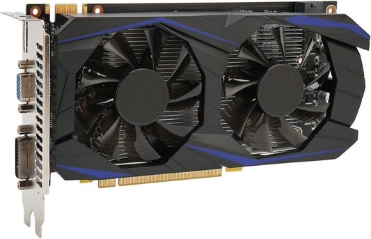 550Ti 6GB Gaming Grafische Kaart, 192BIT GDDR5 PC Videokaart met Dual Fans, HDMI VGA DVI Interface voor Desktop Computer Gaming GPU (GTX550Ti 6GB)