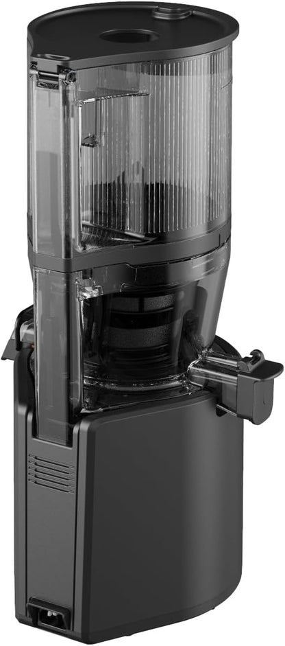 Hurom Slowjuicer | Sapcentrifuge voor groenten en fruit | H320N | Elektrische koudpers | Stille motor | Gemakkelijk schoon te maken met grote container en zeefilter 2L | BPA-vrij (ZWART)