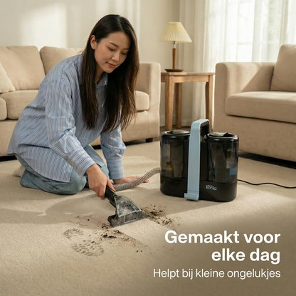 Tapijtreiniger – Tapijtreinigerapparaat – Vloerreiniger – Schoonmaakmachine – Bekledingsreiniger – Krachtige Dieptereiniging – Compact Lichtgewicht Design