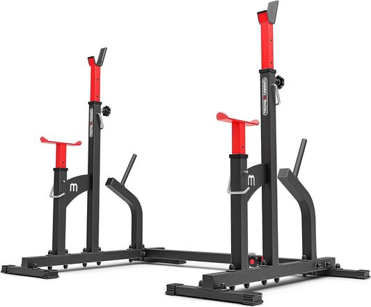 Marbo Sport Combination Stand with Multifunctional Fuse Weight Rack Height Adjustable Dumbbell Stand Adjustable for Gym Dumbbell Rack Squat Rack MS-S104 Two Variants - QUORE
