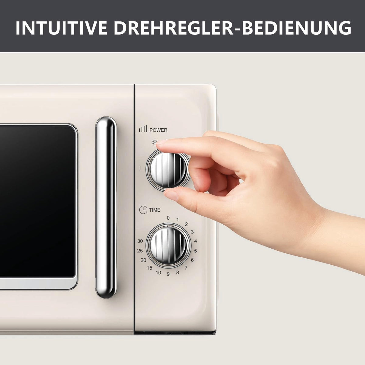 Magnetron – Retro Magnetron – Microwavemagnetron – Keukenmagneetoven – Mini Magnetron – 20 Liter Inhoud – 700 Watt Vermogen