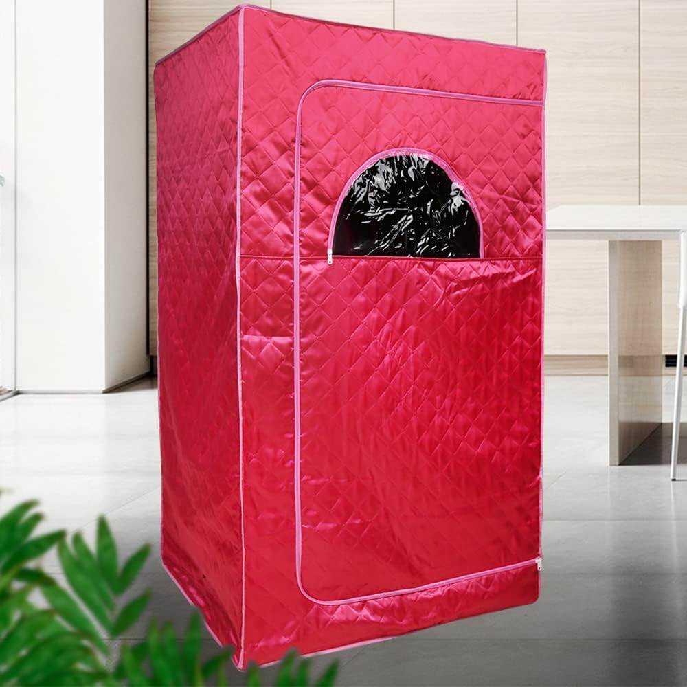 Stoomsauna – Mini Sauna – Draagbare Sauna – Mobiele Sauna – SPA – Afstandsbediening – 1000W Stoomgenerator – Compact 100 x 80 x 170 cm - QUORE