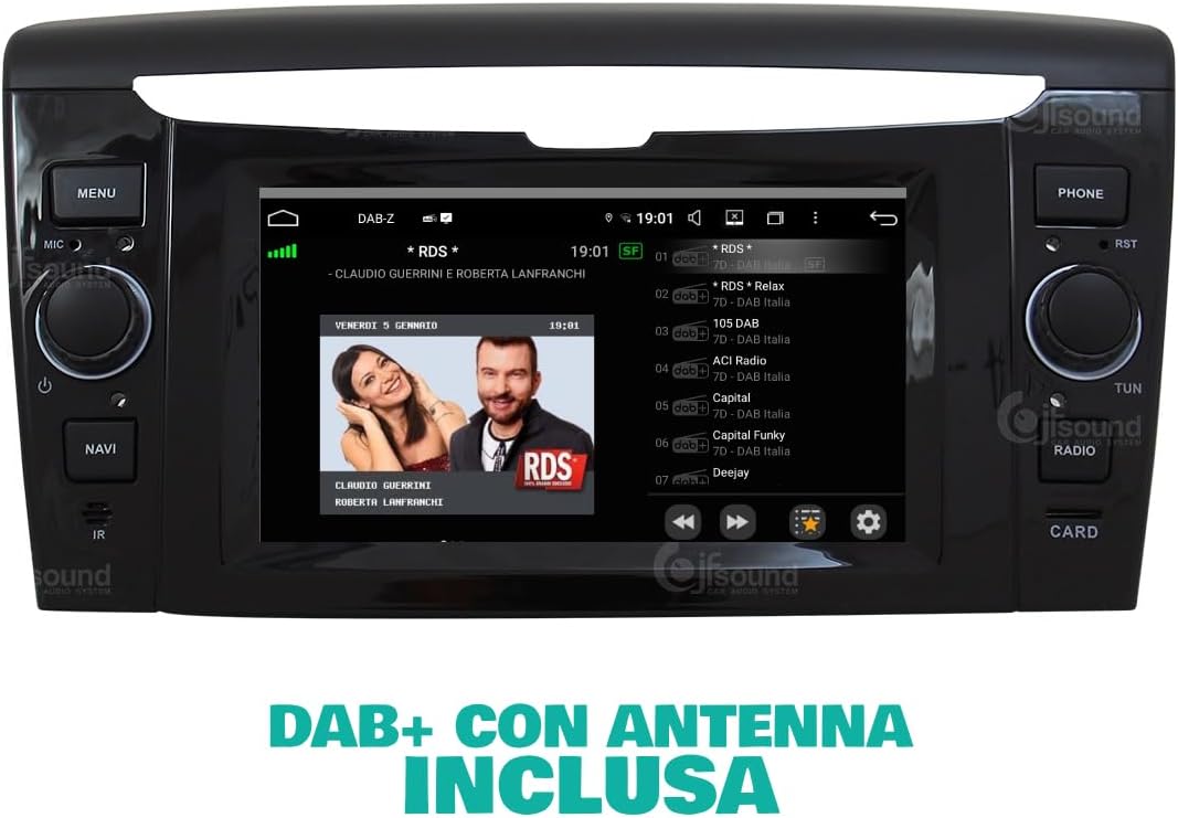 Autoradio Lancia Ypsilon – Navigatiesysteem – Multimedia Receiver – Android Radio – Auto Entertainment – 7-inch Touchscreen – Bluetooth WiFi Connectivity