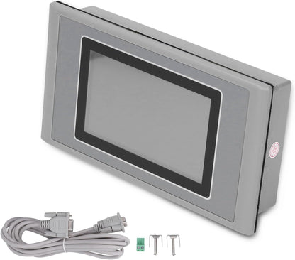 HMI Touchscreen, 4.3in Color Human Machine Interface, Water Resist Touch Panel Display, Industrial Resistive Touch Screen voor PLC