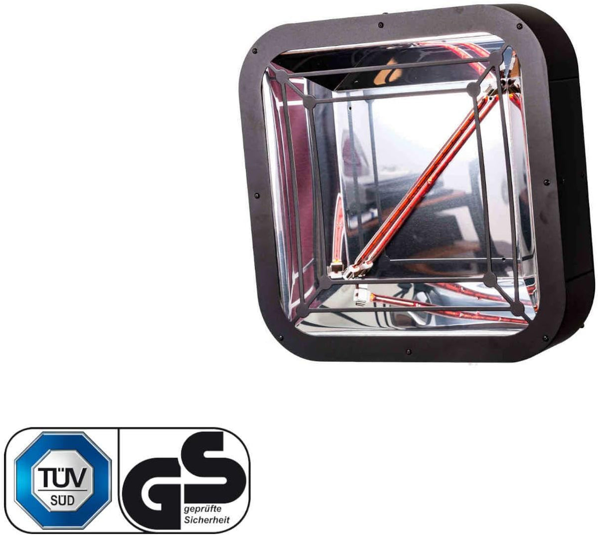 Terrasstraler HM-Q 2000 Watt infraroodstraler, terrasverwarmer