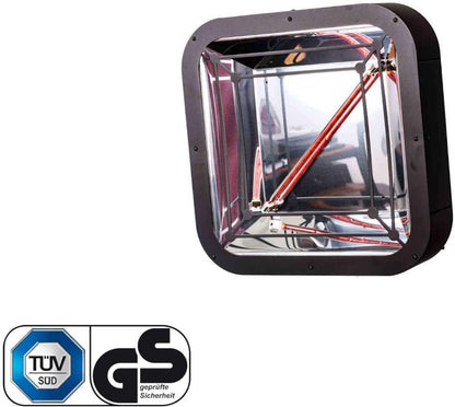 Terrasstraler HM-Q 2000 Watt infraroodstraler, terrasverwarmer