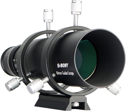 Svbony SV106 Guide Scope 60mm, F4 Zoeker met Spiraalvormige Focuser voor Begeleiden Vinden Sterren, Compatibel met ZWO QHY Auto Guide Camera