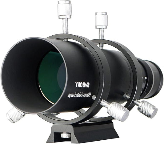 Svbony SV106 Guide Scope 60mm, F4 Finder with Spiral Focuser for Guiding Finding Stars, Compatible with ZWO QHY Auto Guide Camera - QUORE